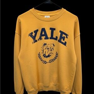 Men's Yellow Crewneck Sweater